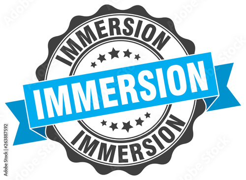 immersion stamp. sign. seal