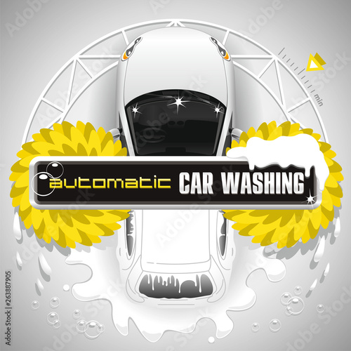 Automatic Car Washing Station