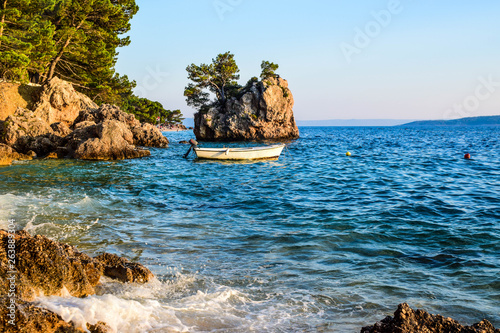 Brela rock, Croatia.