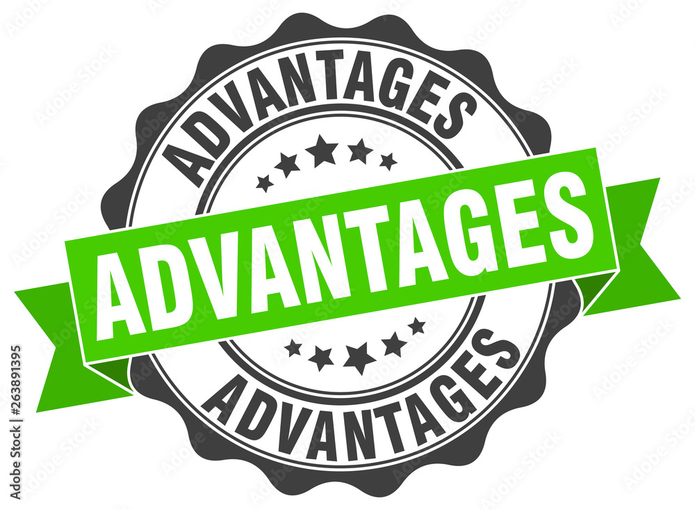 Fototapeta premium advantages stamp. sign. seal