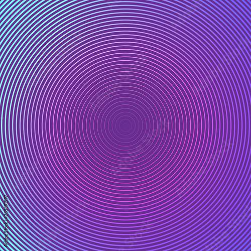 Abstract vector background of circles and color transitions. Lilac, blue, purple, orange.