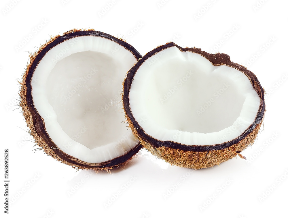 Coconut isolated on white background Coconut isolated on white background