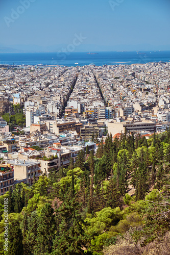 Fototapeta Naklejka Na Ścianę i Meble -  Nice view of the beautiful Athens from the mountain