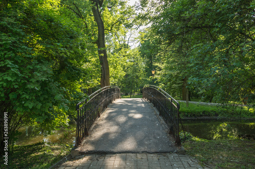 Park in Zyrardow, Masovia, Poland photo