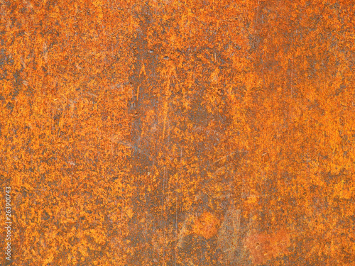 stain of rust on old metal texture