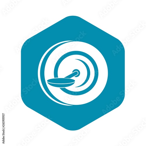 Self balancing wheel icon. Simple illustration of self balancing wheel vector icon for web