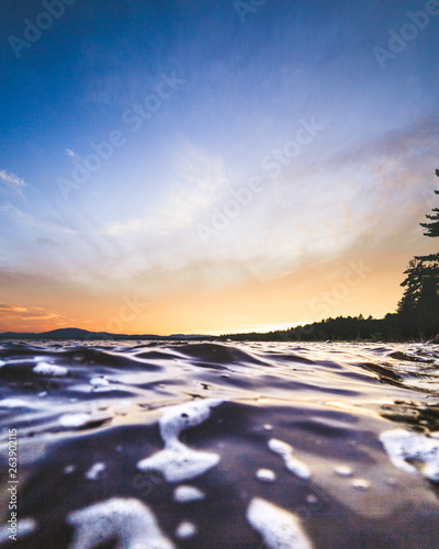 Maine Lake Sunset