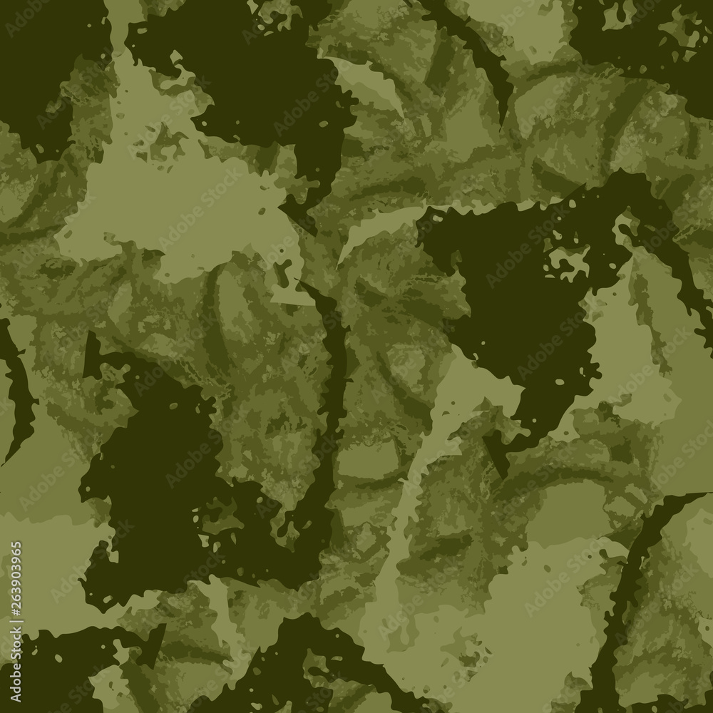 Obraz premium Forest camouflage of various shades of green colors