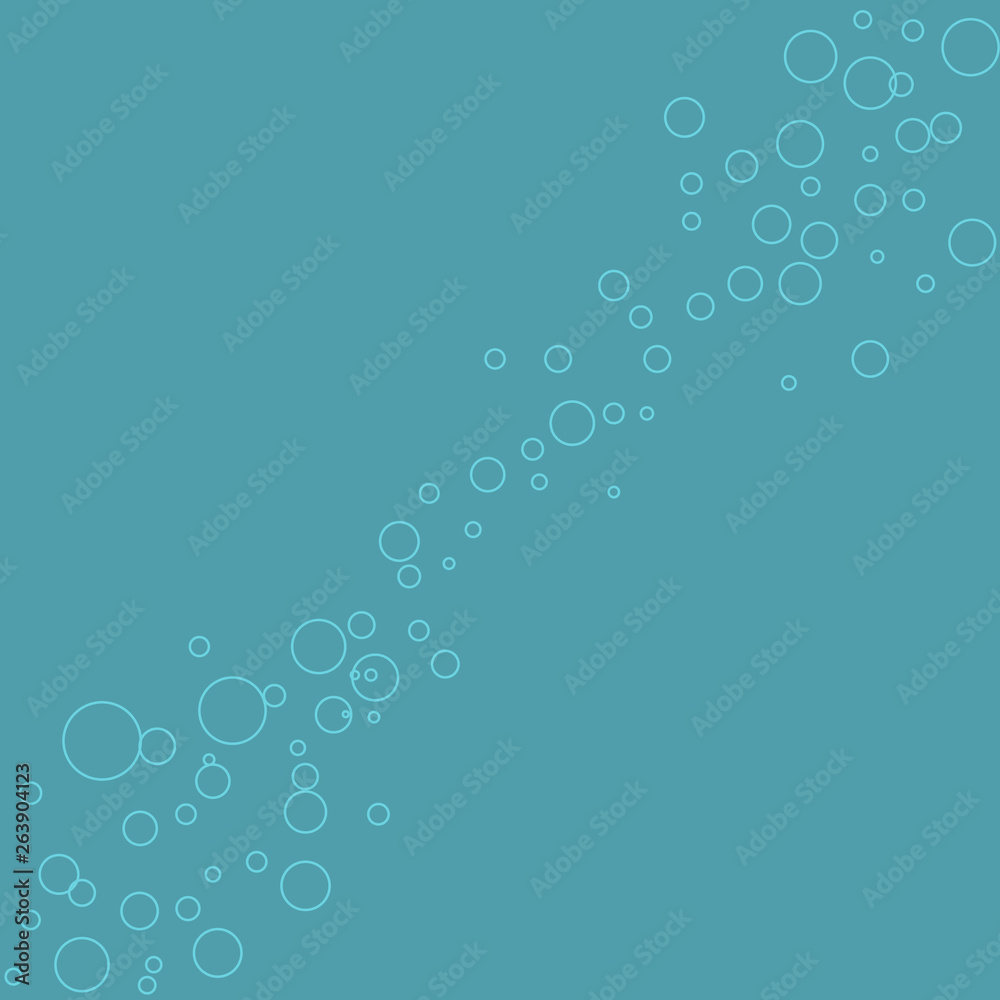 vector background with bubbles, pattern, water