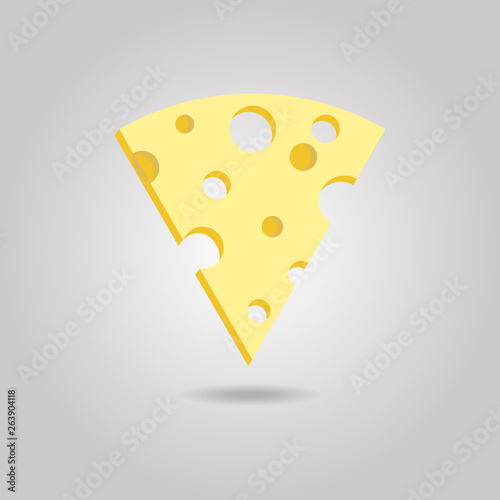Cheese logo design. symbol. cheese location vector. logo design.