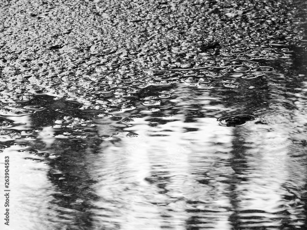 Fototapeta premium wet asphalt road texture