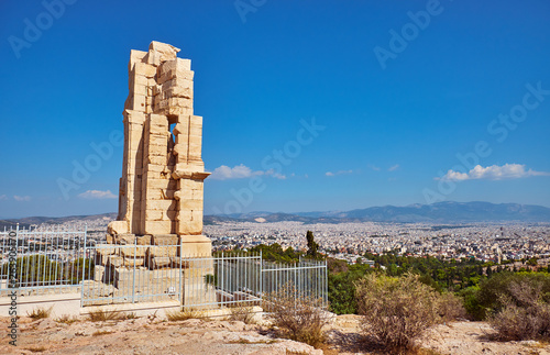 The Philopappu Monument in Athens photo