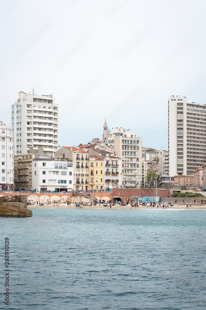 Catalan Beach, Marseille, Provence, France Catalan Beach, Marseille, Provence, France
