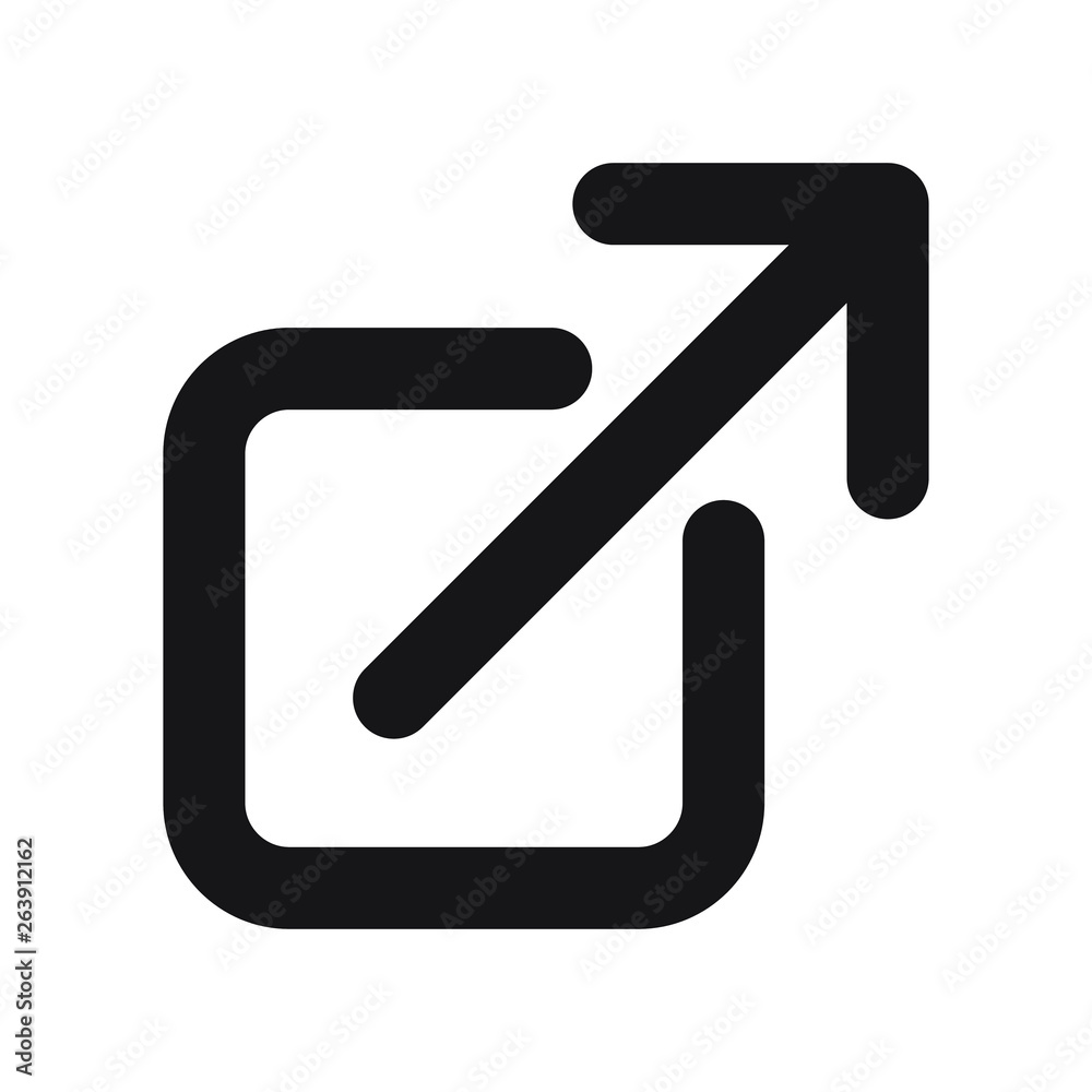 External link icon, open page icon External link icon, open page icon