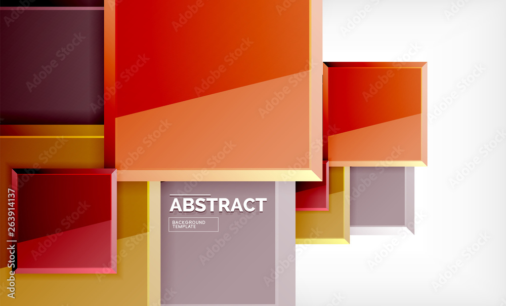 Obraz premium Square geometrical background