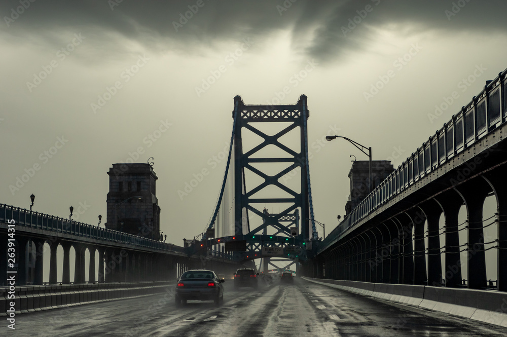 Fototapeta premium Ben Franklin Bridge