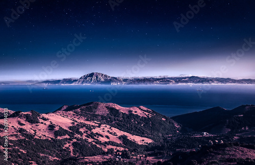 Tableau sur toile Strait of Gibraltar