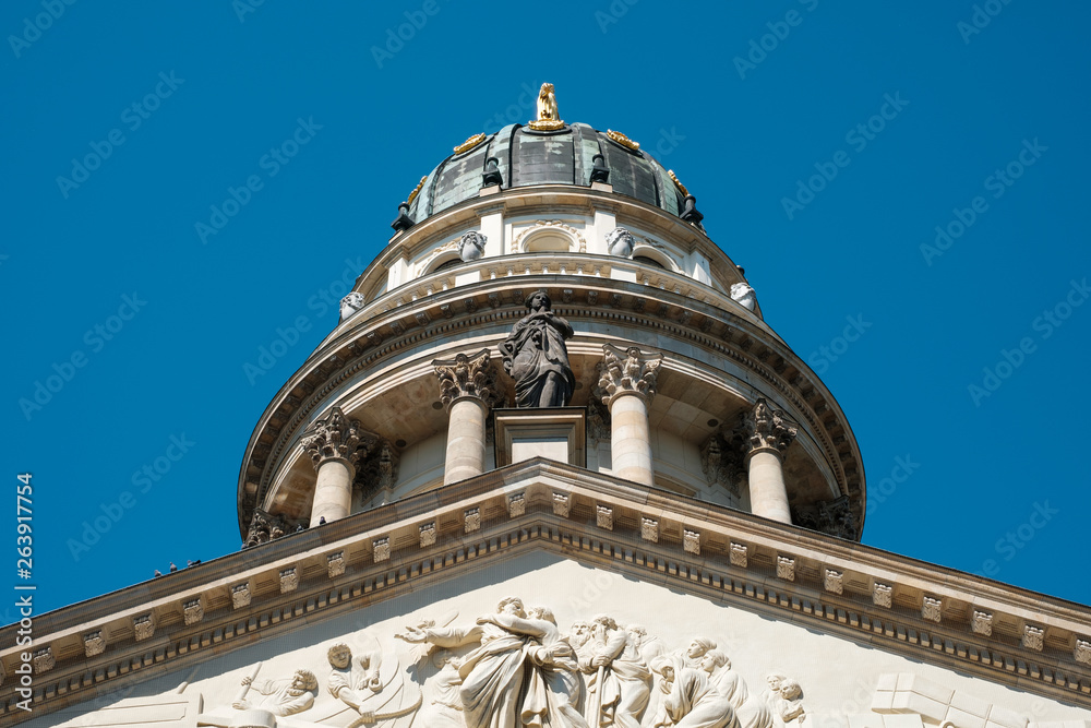 The French Cathedral (Französischer Dom) at Gendarmenmarkt in Berlin