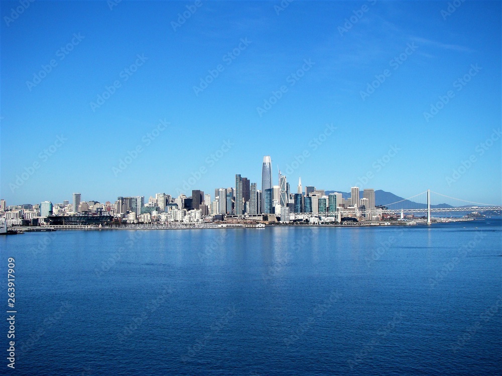 San Francisco skyline. 