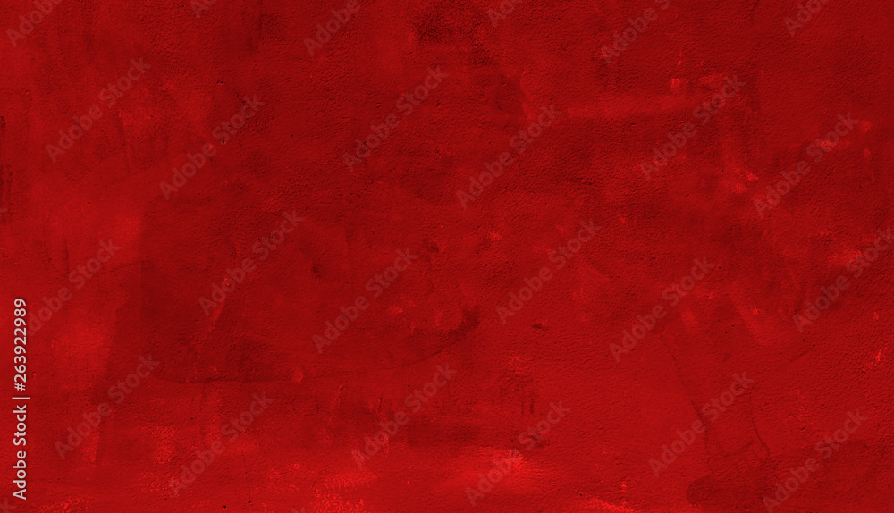 red paint wall texture background