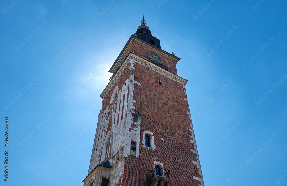 Town Hall Tower  is one of the main focal points of the Main Market Square in the Old Town.
