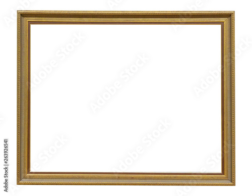 Frame picture antique antiques isolated on white background