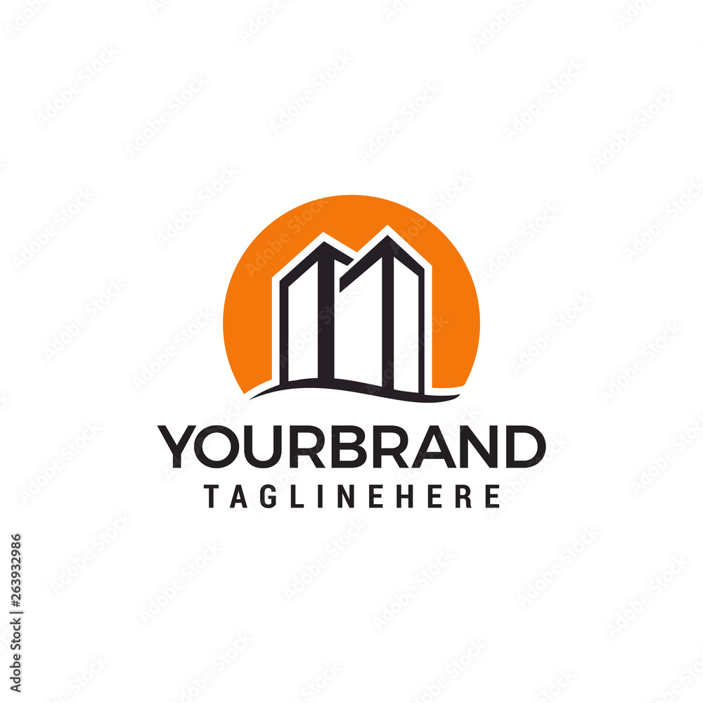building town Logo design vector template