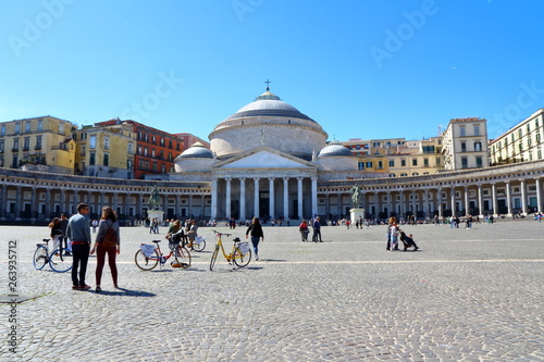 Piazza Plebiscito, Naples, Italy
