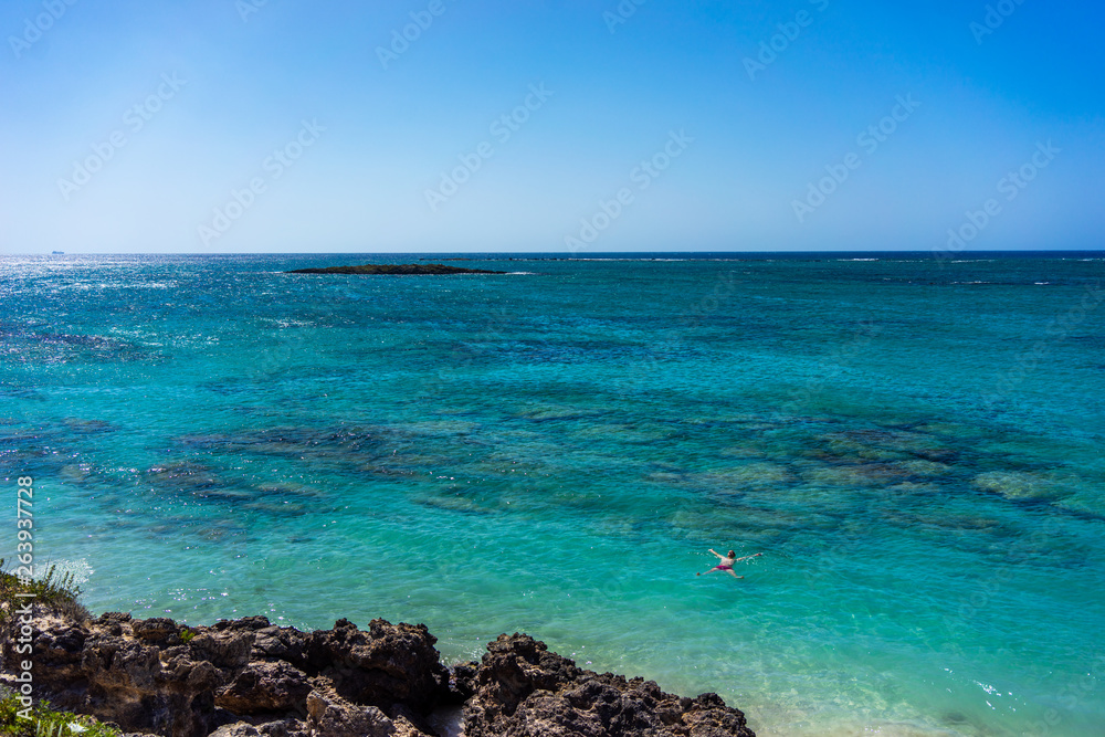 View of the Mediterranean Sea in Crete View of the Mediterranean Sea in Crete