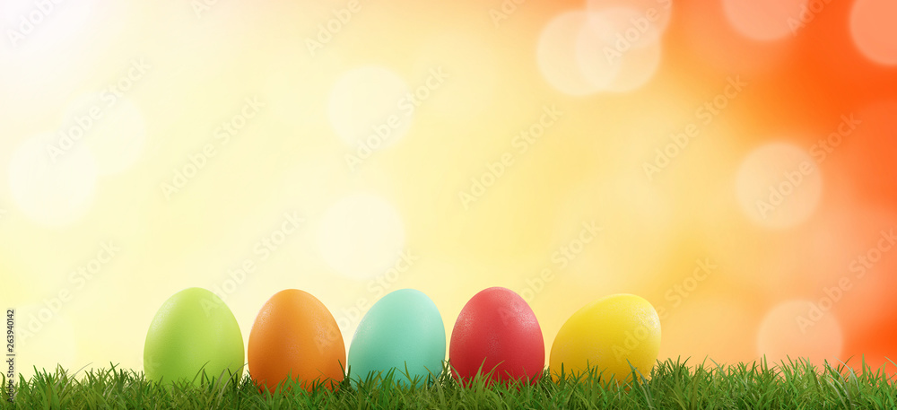 Easter eggs 3d-illustration Easter eggs 3d-illustration