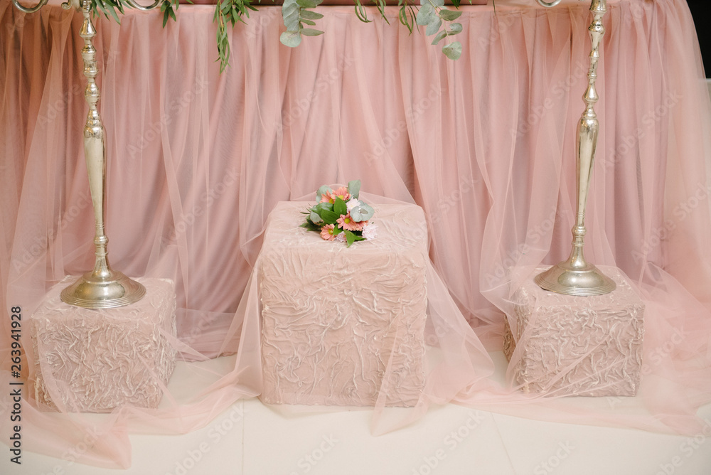 decoration of the banquet hall on the wedding day decoration of the banquet hall on the wedding day