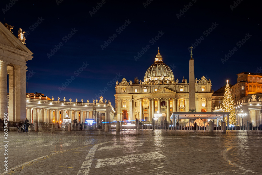 Saint Peter Basilica building in Vatican Rome