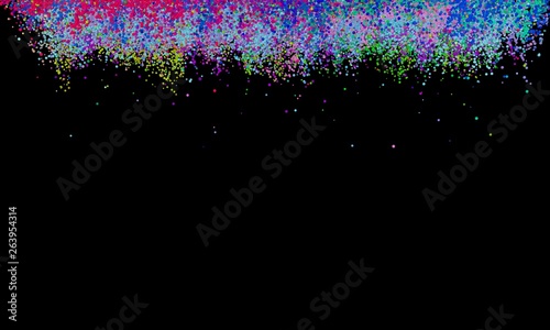 Falling particles on black ...