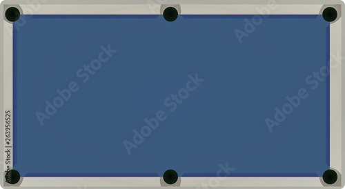 Snooker table. vector illustration