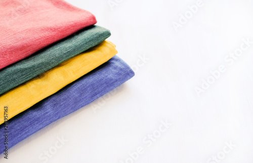 Tidy folded male t-shirts