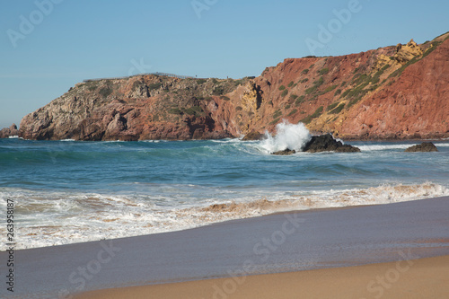 Wave on Rock, Amado Beach; Algarve