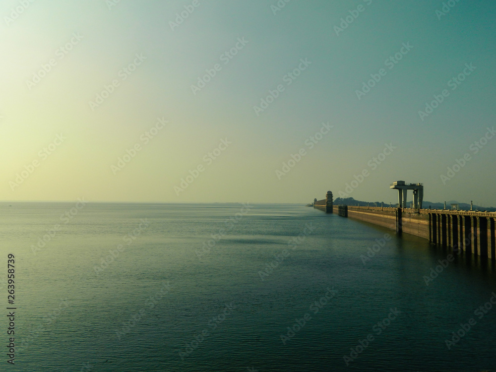 Fototapeta premium artificial lake