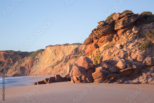 Cliff at Amado Beach; Algarve