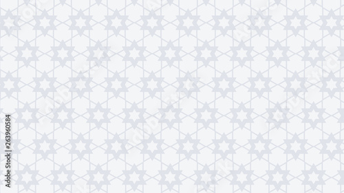 White Star Pattern Design
