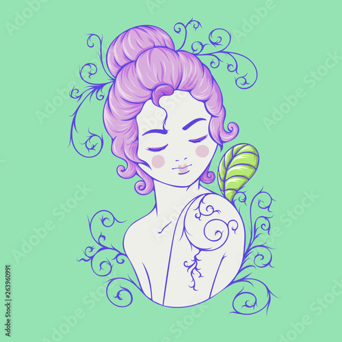 Mujer y espinas 