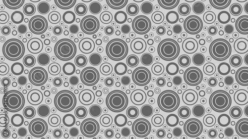 Grey Random Circles Background Pattern Illustrator