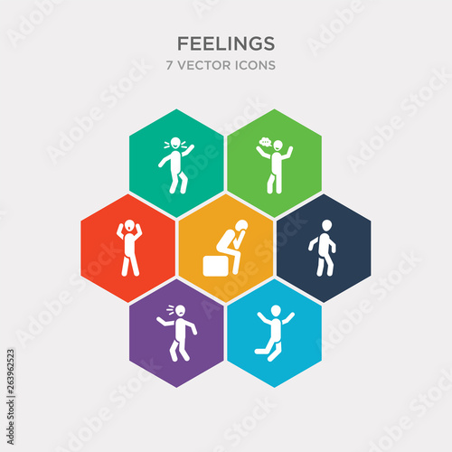 simple set of accomplished human, aggravated human, alive human, alone icons, contains such as icons amazed amazing amused and more. 64x64 pixel perfect. infographics vector