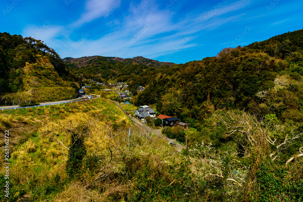Landscape in south of Izu Japan