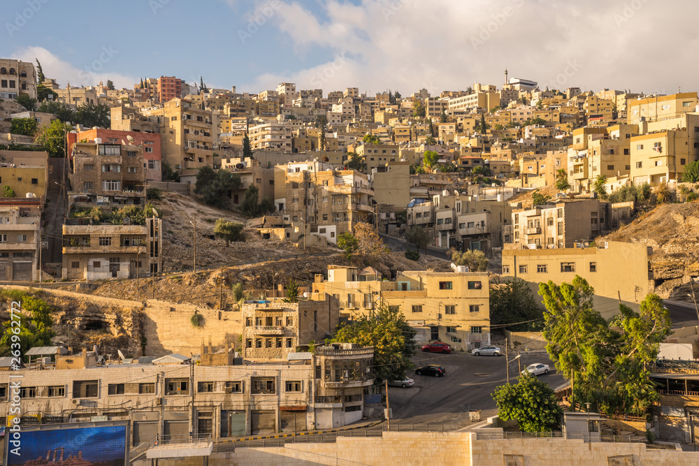 Obraz premium Aerial view of Amman City
