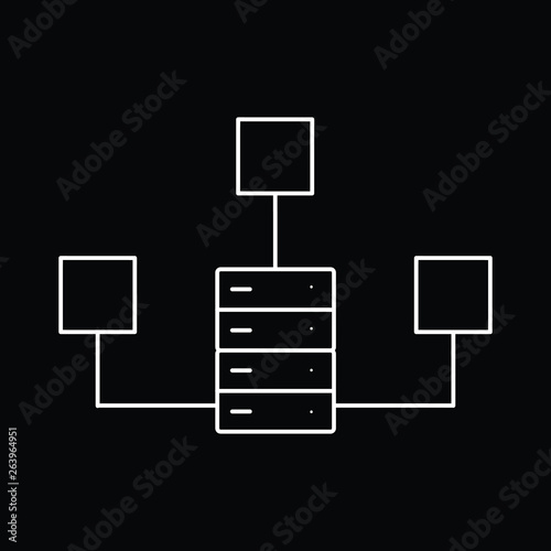 Server Internet hosting icon