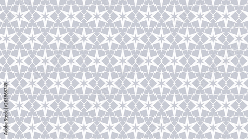 White Seamless Star Background Pattern