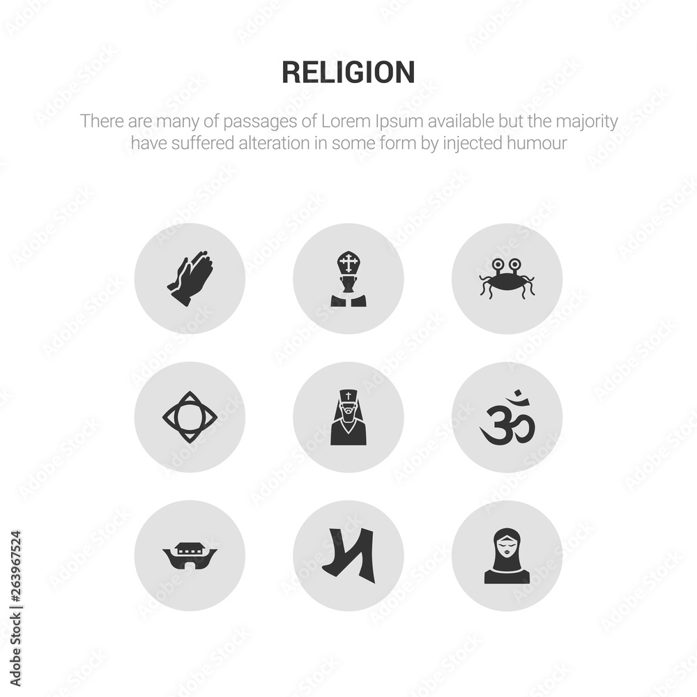 9 round vector icons such as muslim, nihilism, noah ark, om, orthodox contains paganism, pastafarianism, pope, pray. muslim, nihilism, icon3_, gray religion icons 9 round vector icons such as muslim, nihilism, noah ark, om, orthodox contains paganism, pastafarianism, pope, pray. muslim, nihilism, icon3_, gray religion icons