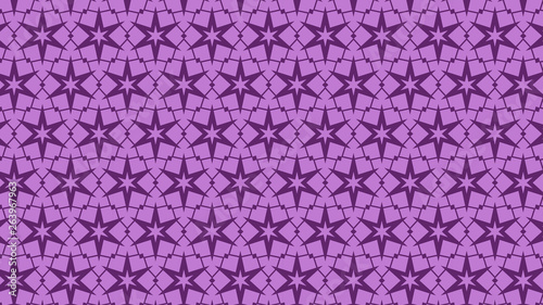 Purple Seamless Star Pattern Background