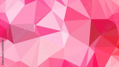 Abstract Pink Low Poly Background Template Design