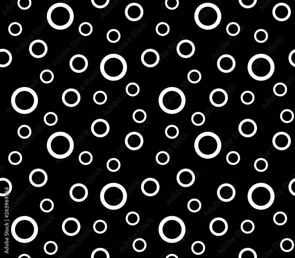 Monochrome Abstract Seamless pattern. Vector illustration